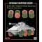 Rye Field Model Sd.Kfz.234/4 3D Printed Wheels Mixed Type (Type A 4 pcs + Type B 4 pcs) 1:35 (RFM2078)