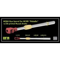   Rye Field Model M284 Gun Barrel for M109 A7/A6 Paladin w/ 3D Printed Muzzle Brake 1:35 (RFM2084)