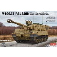   Rye Field Model M109A7 PALADIN 155 mm Self-Propelled Howitzer w/ Workable Tracks 1:35 (RFM5129)