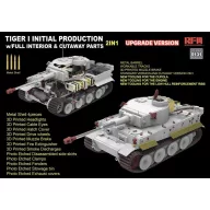   Rye Field Model Tiger I Initial Production Early 1943 w/ Full Interior Updated Version 1:35 (RFM5131)