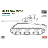   Rye Field Model M4A3 76W VVSS Sherman Late Standard Version 1:35 (RFM5132)