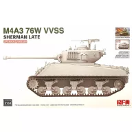   Rye Field Model M4A3 76W VVSS Sherman Late Upgrade Version 1:35 (RFM5133)