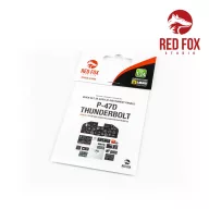   Red Fox Studio P-47D Thunderbolt (for Kinetic kit) 1:24 (RFSQS-24006)