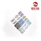 Red Fox Studio USA License plates vol.01 1:48 (RFSQS-24011)