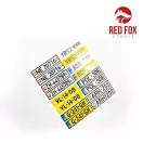Red Fox Studio European Lincense plates vol.01 1:48 (RFSQS-24012)