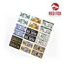 Red Fox Studio USA License plates vol.02 1:48 (RFSQS-24014)