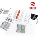 Red Fox Studio European Lincense plates vol.03 1:48 (RFSQS-24016)