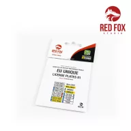   Red Fox Studio Unique License plates vol.01 (EU form) 1:48 (RFSQS-24019)