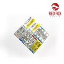 Red Fox Studio Unique License plates vol.01 (EU form) 1:48 (RFSQS-24019)