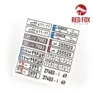 Red Fox Studio Arabic License Plates vol.01 1:48 (RFSQS-24021)