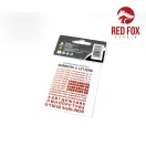 Red Fox Studio 3D Resin Foundry Numeral & Letters for USSR AFV’s vol. 01 1:35 (RFSQS-35015)