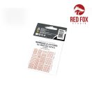 Red Fox Studio 3D Resin Foundry Numeral & Letters for British AFV’s vol.01 1:35 (RFSQS-35016)