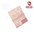 Red Fox Studio 3D Resin Foundry Numeral & Letters for US AFV’s vol.01 1:35 (RFSQS-35017)