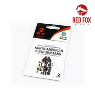   Red Fox Studio P-51D Mustang (for Tamiya kit) 1:48 (RFSQS-48030)