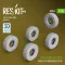 ResKit Models M1240A1 M-ATV wheels set (weighted) (5 pcs) for Rye Field Model (RFM) kit (3D Printed) 1:35 (AV35-0003)
