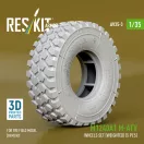 ResKit Models M1240A1 M-ATV wheels set (weighted) (5 pcs) for Rye Field Model (RFM) kit (3D Printed) 1:35 (AV35-0003)