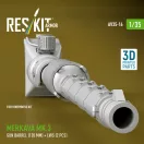 ResKit Models Merkava Mk.3 gun barrel (120 mm) + LWS (2 pcs) for HobbyBoss Kit (3D Printed) 1:35 (AV35-0016)