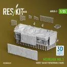 ResKit Models Merkava Mk.3 turret basket w/working chains for Meng kit (3D Printed) 1:35 (AVU35-0003)