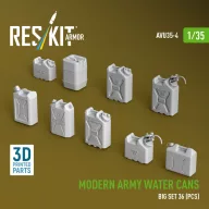   ResKit Models Modern army water cans, big set (3D Printed) 1:35 (AVU35-0004)