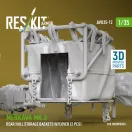 ResKit Models Merkava Mk.3 rear hull storage baskets w/cover (2 pcs) for HobbyBoss kit (3D Printed) 1:35 (AVU35-0012)