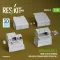 ResKit Models Merkava Mk.3 front & rear fenders with rear storage boxes (open pos.) for Meng kit (3D Printed) 1:35 (AVU35-0015)