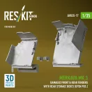 ResKit Models Merkava Mk.3 damaged front & rear fenders with rear storage boxes (open pos.) for Meng kit (3D Printed) 1:35 (AVU35-0017)