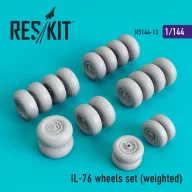 ResKit Models IL-76 wheels set (weighted) 1:144 (RS144-0013)