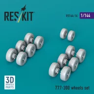   ResKit Models 777-300 wheels set (3D printed) 1:144 (RS144-0016)