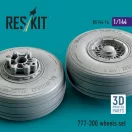 ResKit Models 777-300 wheels set (3D printed) 1:144 (RS144-0016)