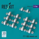 ResKit Models 777-300 wheels set (3D printed) 1:144 (RS144-0016)