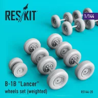   ResKit Models B-1B Lancer wheels set (weighted) 1:144 (RS144-0020)