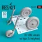 ResKit Models Bf-109G wheels set type 2 (weighted) 1:24 (RS24-0010)