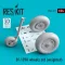ResKit Models Bf-109K wheels set (weighted) 1:24 (RS24-0011)