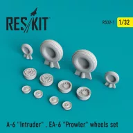   ResKit Models A-6 Intruder , EA-6 Prowler (weighted) wheels set 1:32 (RS32-0001)