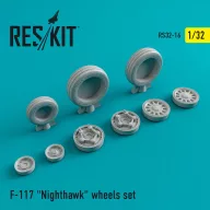   ResKit Models F-117 Nighthawk (weighted) wheels set 1:32 (RS32-0016)