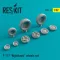 ResKit Models F-117 Nighthawk (weighted) wheels set 1:32 (RS32-0016)