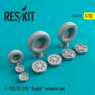   ResKit Models F-15 (C,D,J,N) Eagle (weighted) wheels set 1:32 (RS32-0022)