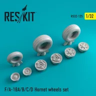 ResKit Models F/A-18 Hornet wheels set 1:32 (RS32-0125)