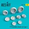 ResKit Models F-8 Crusader (weighted) wheels set type 2 1:32 (RS32-0133)