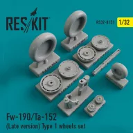   ResKit Models Fw-190 (late version) type 1 wheels set 1:32 (RS32-0151)