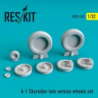   ResKit Models A-1 Skyraider (late version) wheels set 1:32 (RS32-0165)
