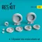 ResKit Models A-1 Skyraider (late version) wheels set 1:32 (RS32-0165)