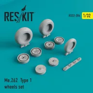 ResKit Models Me-262 type 1 wheels set 1:32 (RS32-0204)