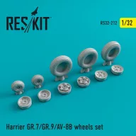   ResKit Models Harrier GR.7/GR.9/AV-8B wheels set 1:32 (RS32-0212)