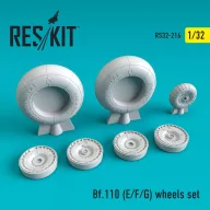 ResKit Models Bf-110 (E,F,G) wheels set 1:32 (RS32-0216)