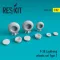 ResKit Models P-38 Lightning wheels set type 2 1:32 (RS32-0221)