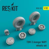 ResKit Models TBM-3 Avenger NAVY wheels set 1:32 (RS32-0231)