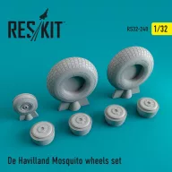   ResKit Models DH.98 Mosquito wheels set wheels set 1:32 (RS32-0240)