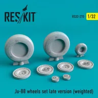   ResKit Models Ju-88 wheels set late version (weighted) 1:32 (RS32-0270)