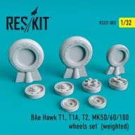   ResKit Models BAe Hawk T1, T1A, T2, MK50/60/100 wheels set (weighted) 1:32 (RS32-0303)